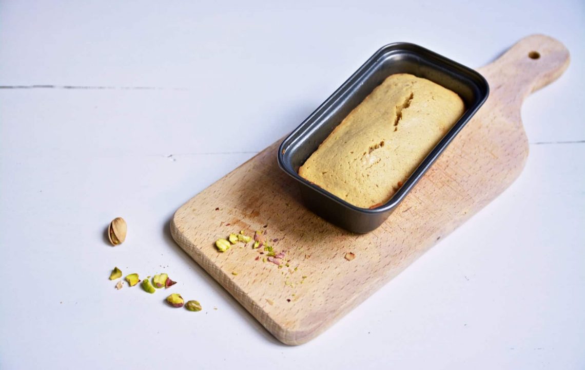Ma recette de cake à la pistache et aux amandes, sans gluten et sans lait