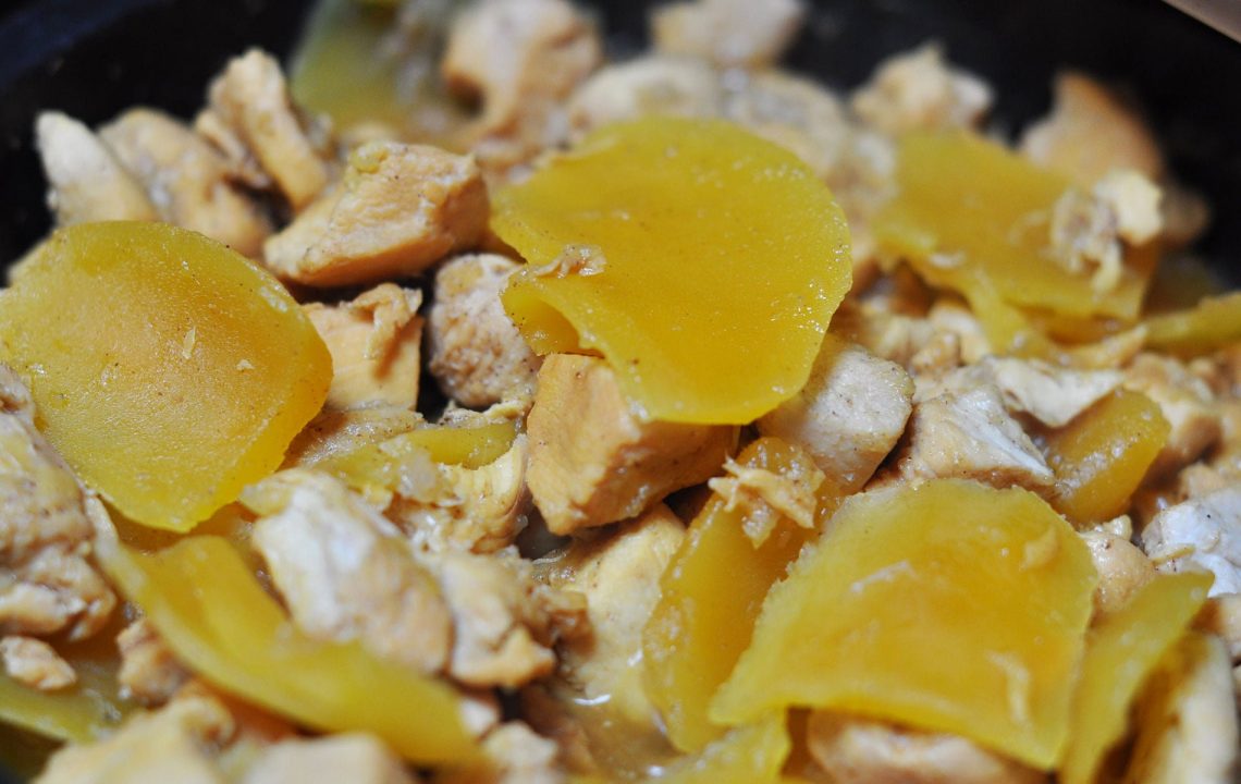Recette tajine de poulet à la manque sans gluten et sans lait - 22 v'la Scarlett